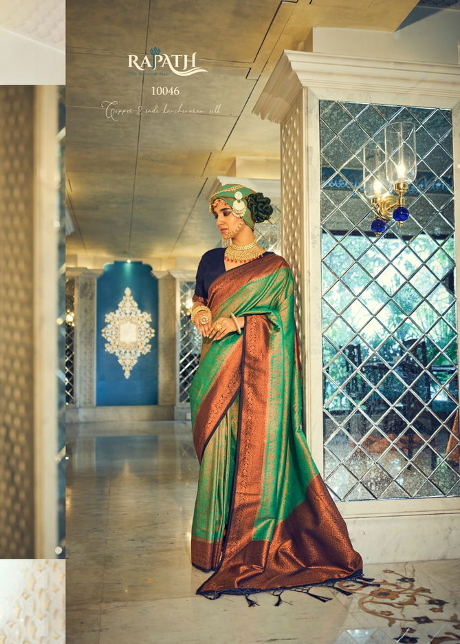 Rajpath Angelina Wedding Wear Silk With Dying Heavy Designer Saree Collection 